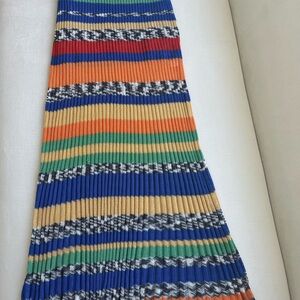 Zara Colorful Striped Maxi Skirt